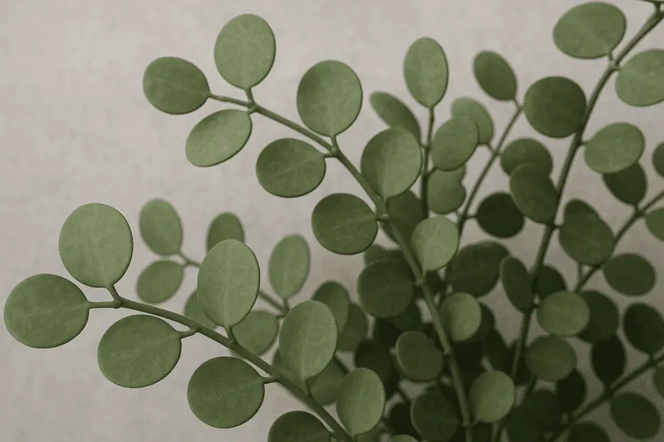 A silver dollar vine on the article How to Care for Silver Dollar Vine (Xerosicyos danguyi)